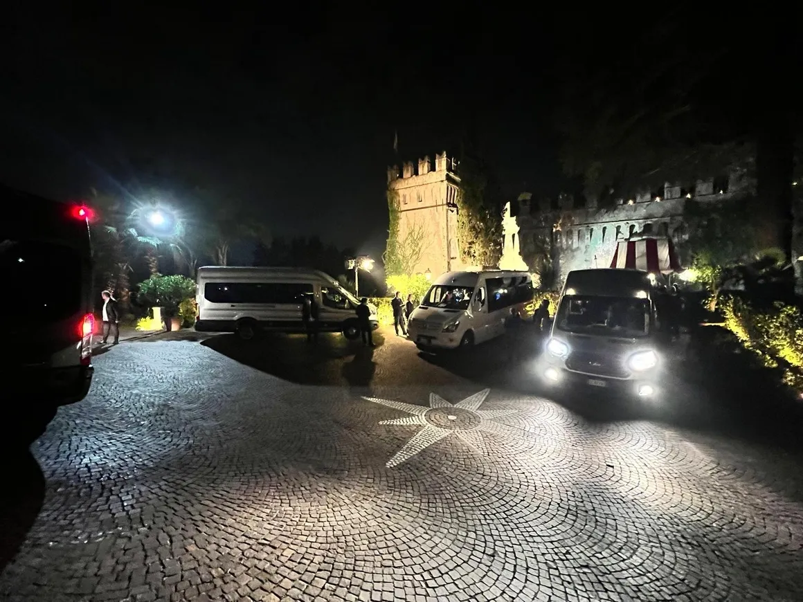 Night operations at historic venue